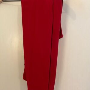 Athleta Girls red leggings